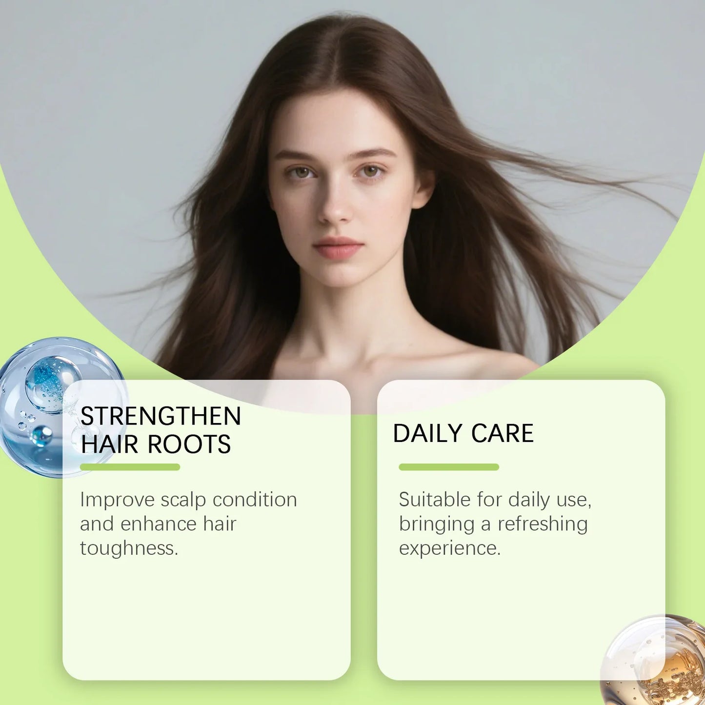 Scalp & Hair Care Roller Serum – Nourishing, Shine Boosting