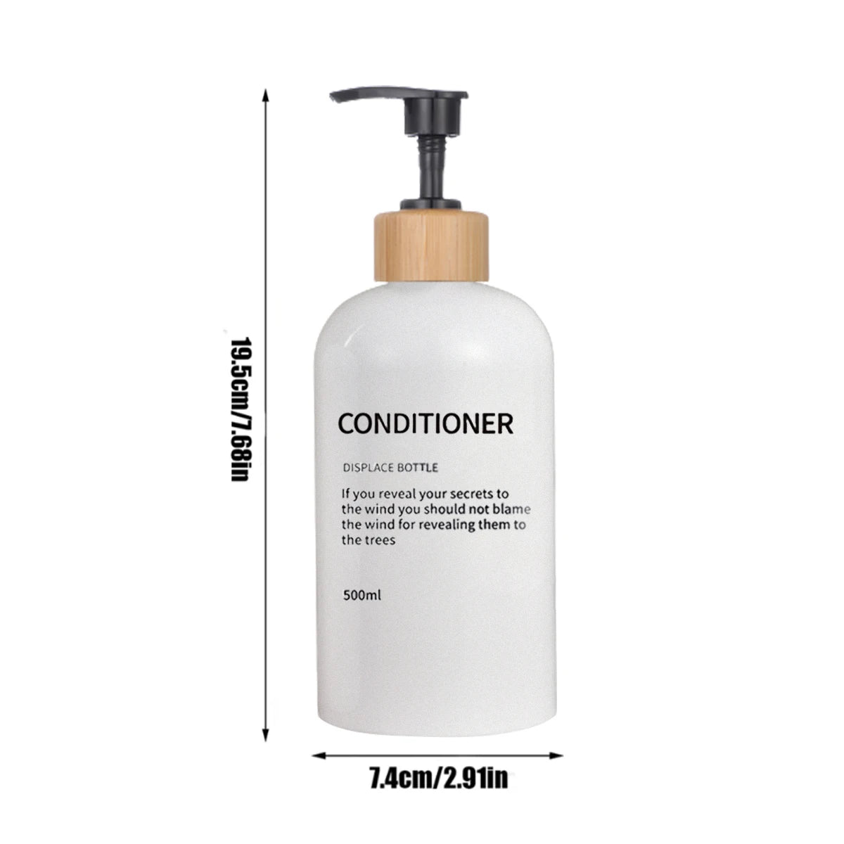 3 Pack Soap Dispenser Shampoo and Conditioner Dispenser Body Wash Shower Bottles Refillable Lotion Dispenser Bottle Peaceful Pleasures Health and Wellness
