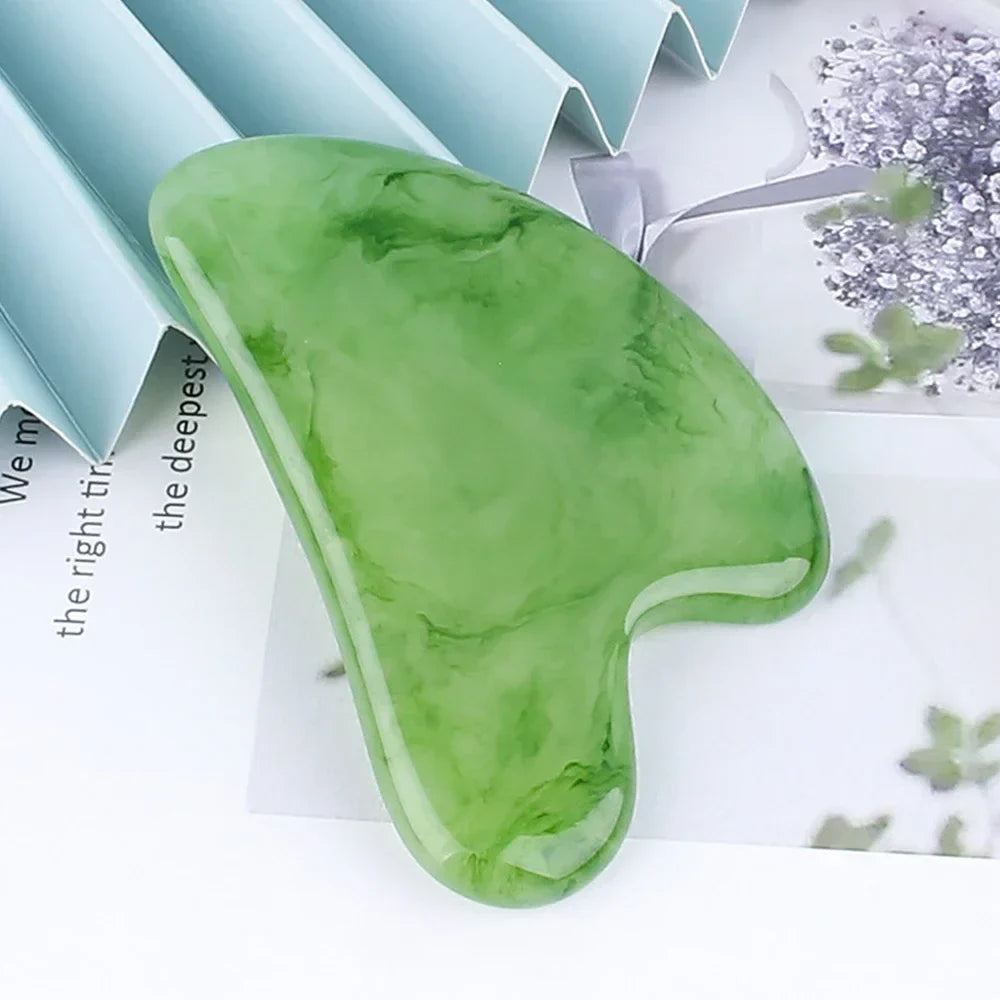 Resin Gua Sha Board – Face Sculpting Massage Tool | SAKSRAAR