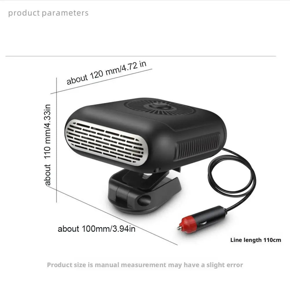 12V/24V Car Windshield Defroster Heater Fan – Fast Defrost Car Defroster Fan Peaceful Pleasures Health and Wellness