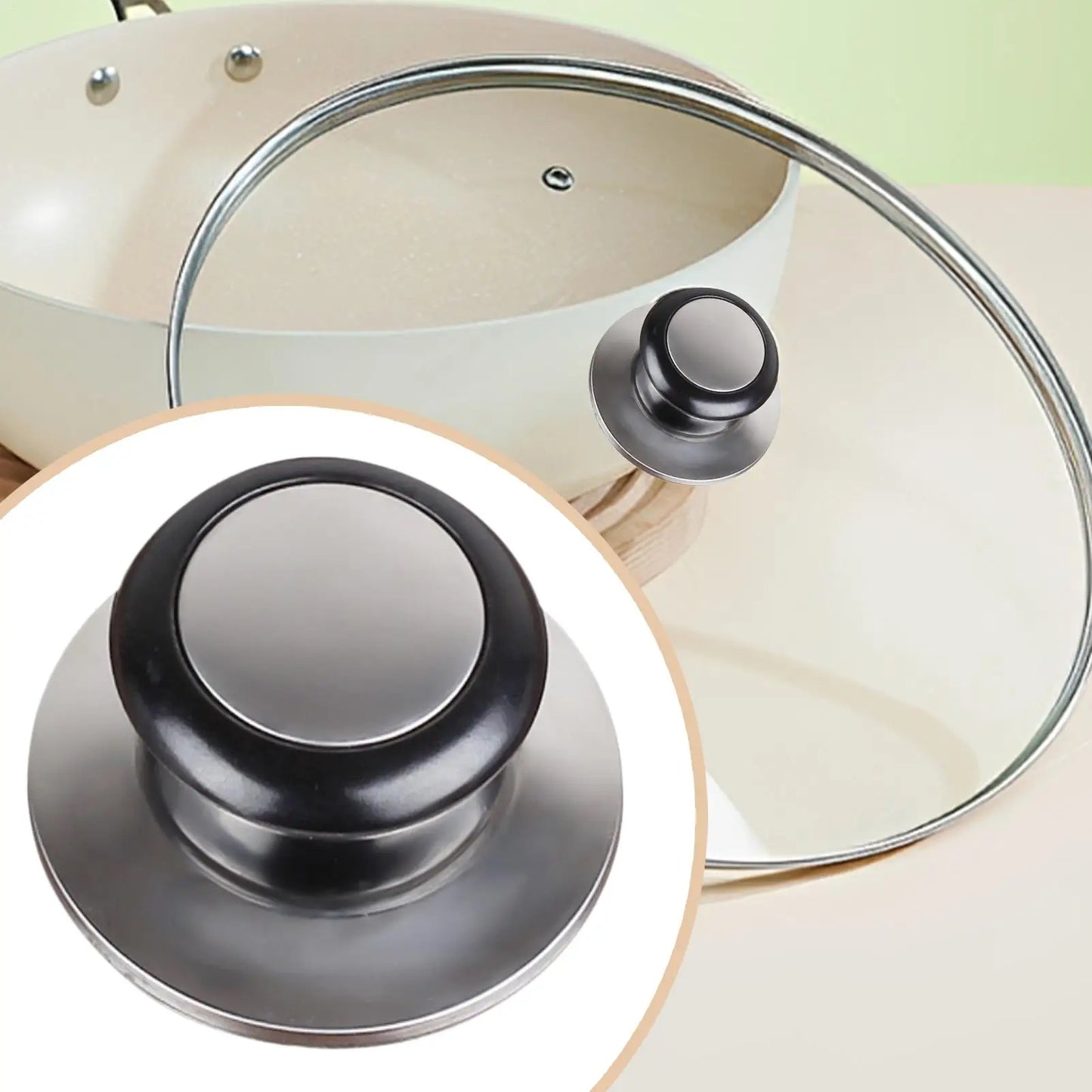 Universal Pot Lid Handle Replacement Knob | Heat-Resistant