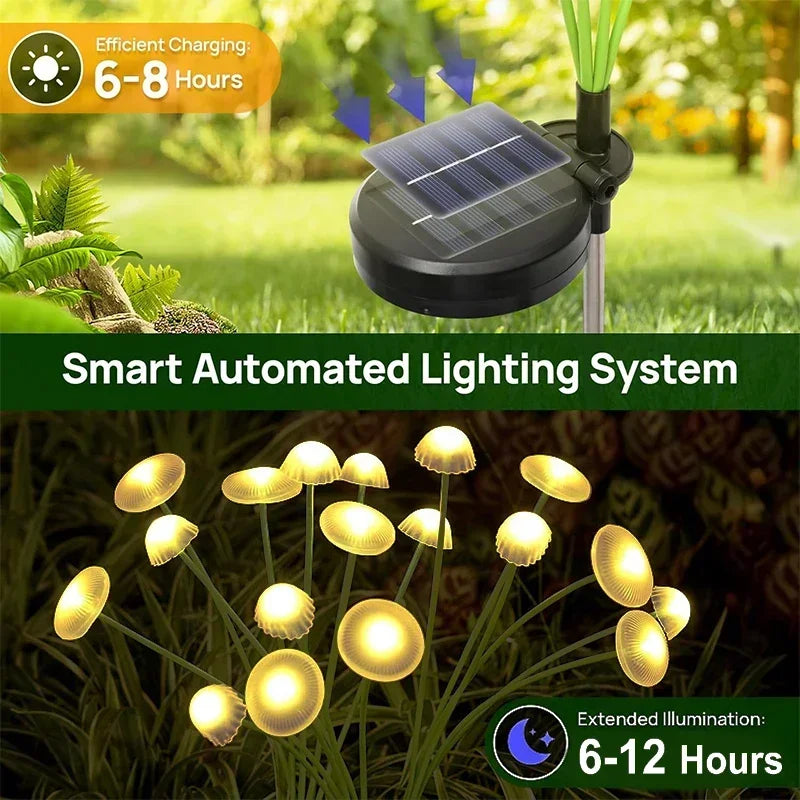 Solar Jellyfish LED Garden Lights | IP65 Waterproof Pathway Decor