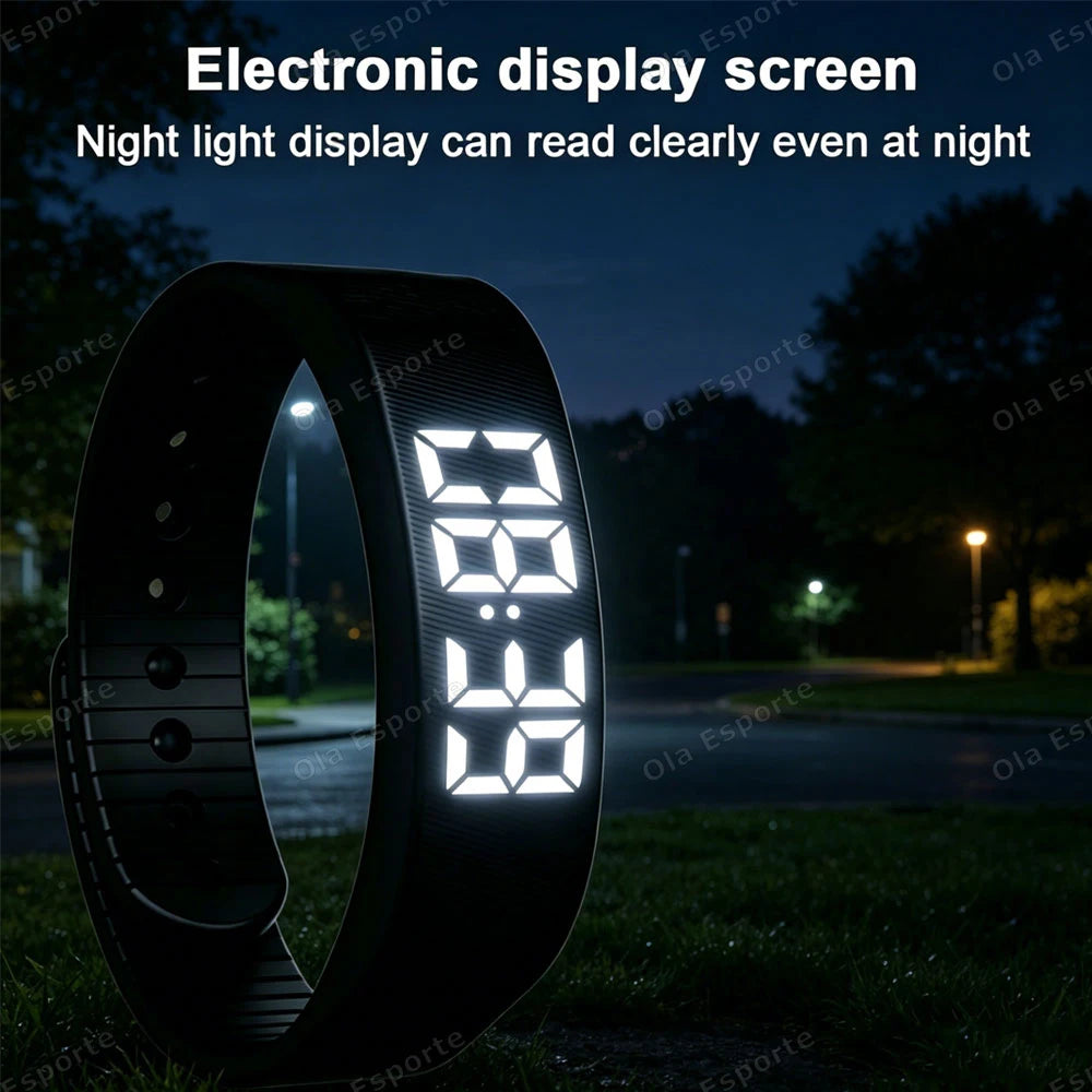 LED Fitness Bracelet | Alarm, Step Counter & Sleep Tracker