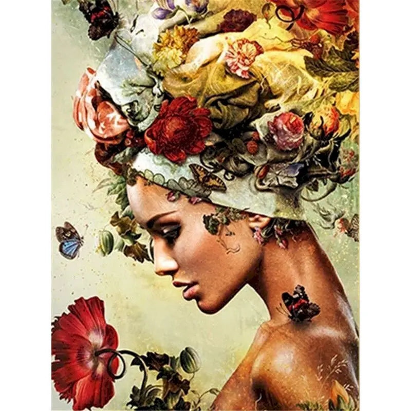 Paint by Numbers Kit Women Figure 60x75cm | GATYZTORY Canvas