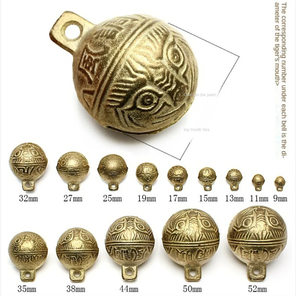 Mini Brass Copper Bells for Pet Collars & Crafts – 5 Sizes