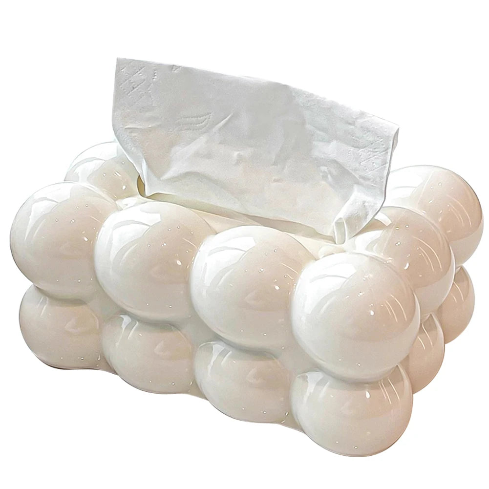 Cloud Tissue Box | Cotton Candy Bubble Tissue Holder Decor