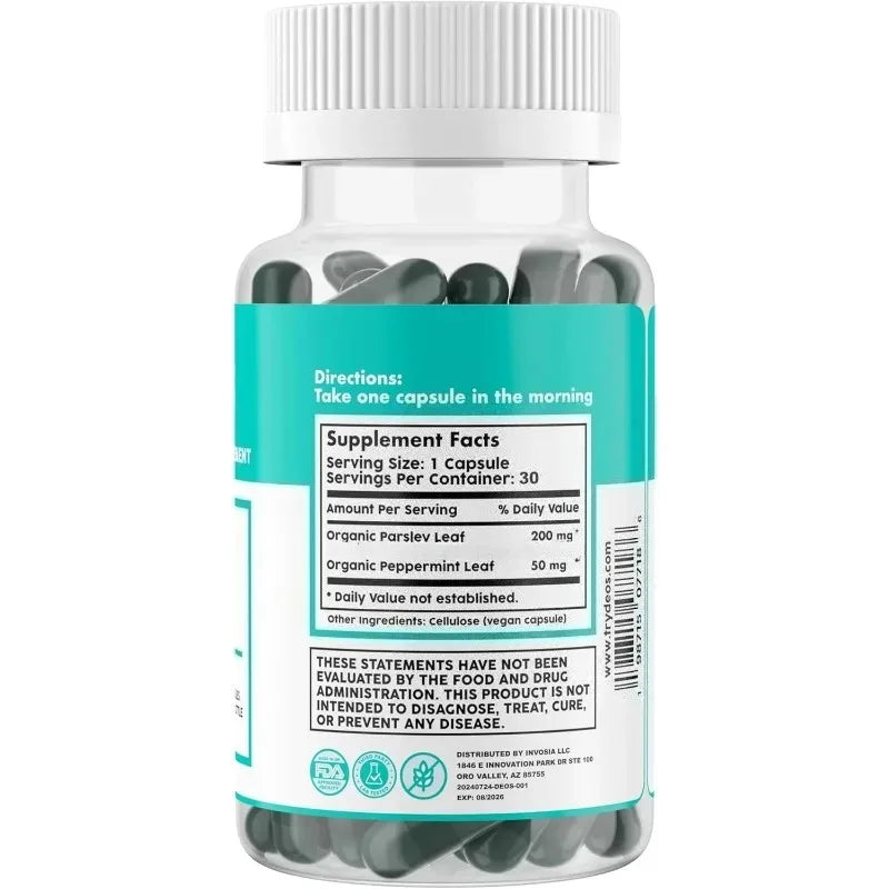 Chlorophyll Capsules | Plant-Based Gut & Skin Supplement