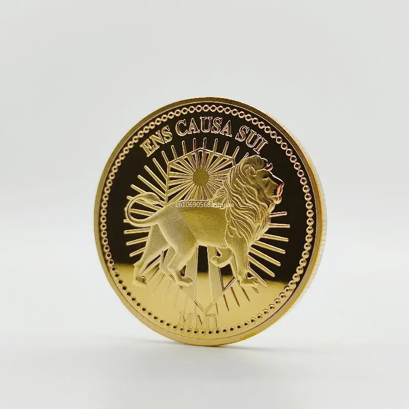 Movie Classical Retro John Wick Continental Hotel Gold Coin Collecting Coins Cosplay Props High Quality Accessories Collection Peaceful Pleasures Health and Wellness