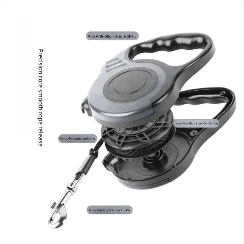 3m 5m Dog Leash for Small Dogs Cat Automatic Retractable Durable Nylon Lead Puppy Outdoor Travel Walking Hiking Traction Rope Peaceful Pleasures Health and Wellness