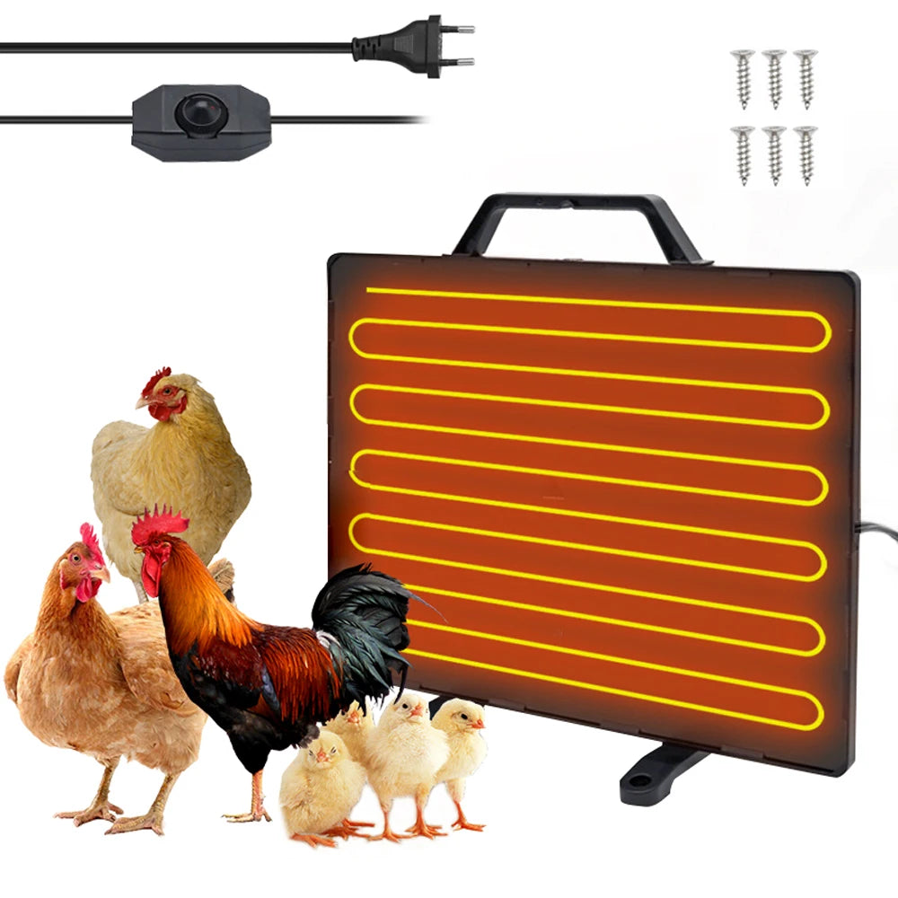160W Poultry Heating Panel 0-99 Temperature Winter Farm Radiant Board