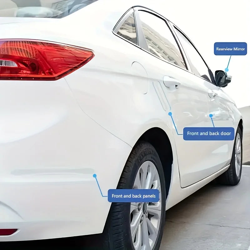 8-Piece Invisible Door Anti-collision Strips Necessary Tool Protect