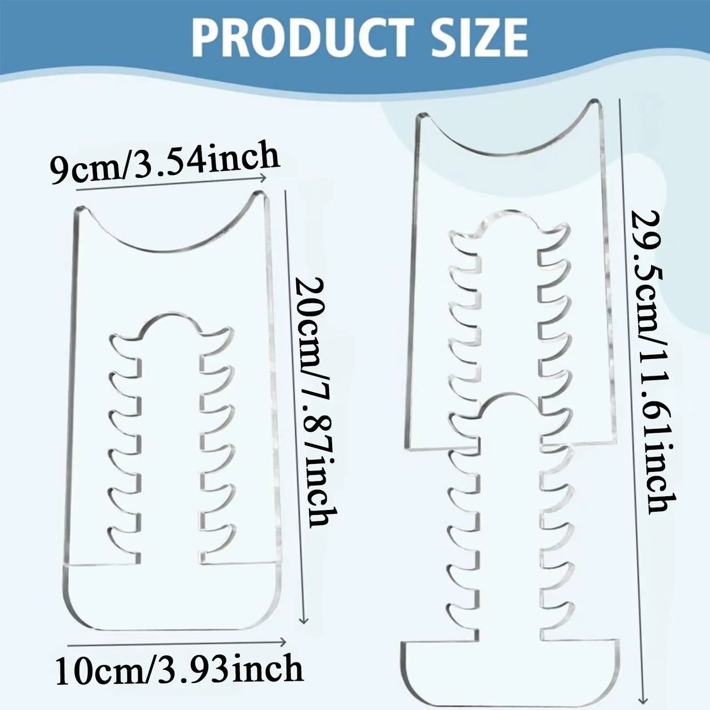 Clear Acrylic Couch Wall Spacer – Adjustable Furniture Stopper