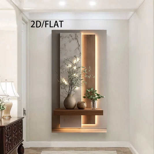 1pc Modern Minimalist Poster Printing Wall Shelf Art Frameless for Bedroom, Living Room Canvas Poster, 2D Flat Home Decor Peaceful Pleasures Health and Wellness 20x40cm No Frame ZLH10448