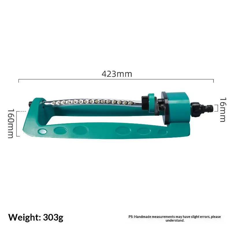 19-Nozzle Oscillating Lawn Sprinkler | Garden Irrigation Sprayer