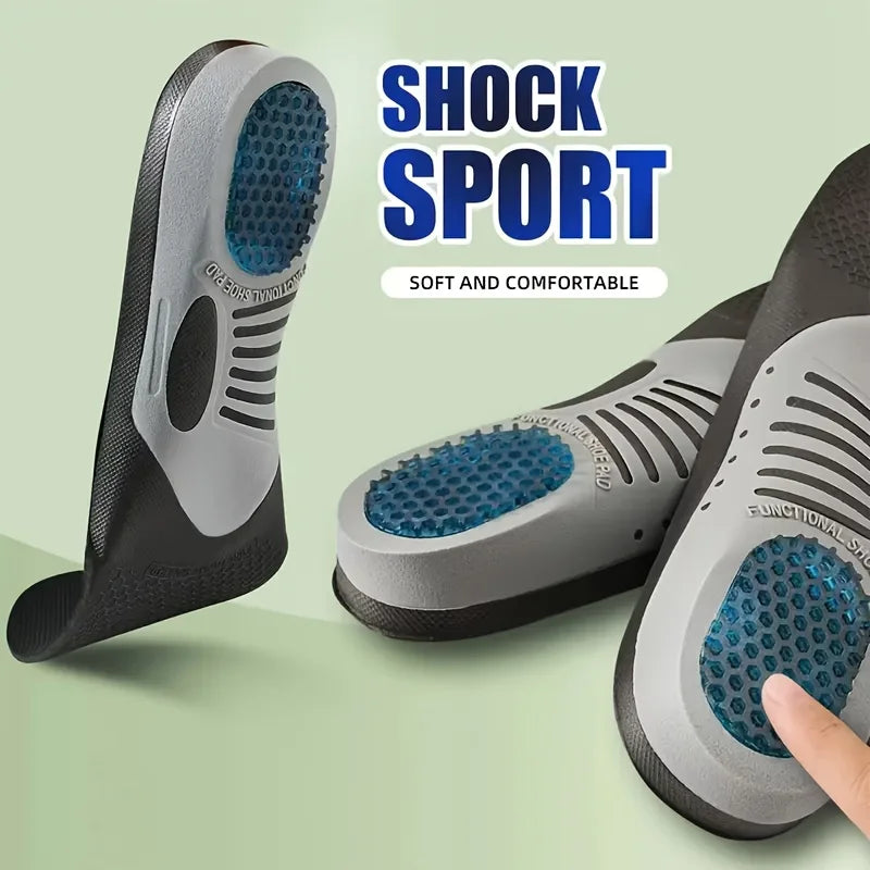 EVA Arch Support Sports Insoles – Shock Absorbing & Breathable Sports Insoles Peaceful Pleasures Health and Wellness