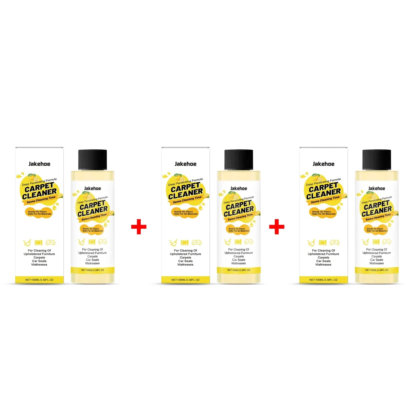 JAKEHOE Carpet Foam Cleaner – Stain & Odor Remover 100ml