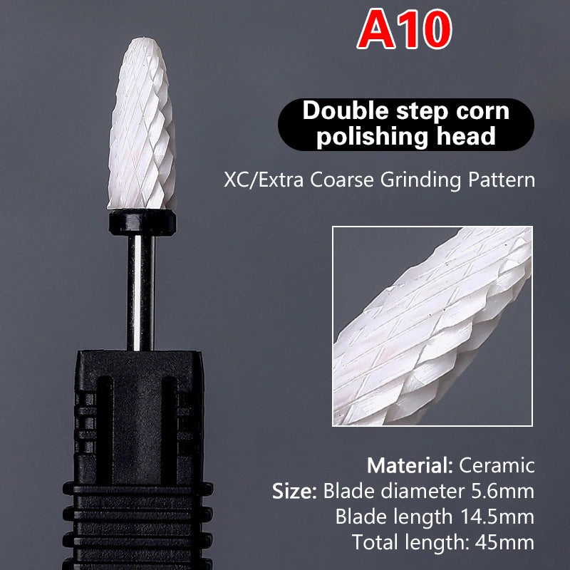 Ceramic Nail Drill Bit | Electric Manicure & Pedicure Tool