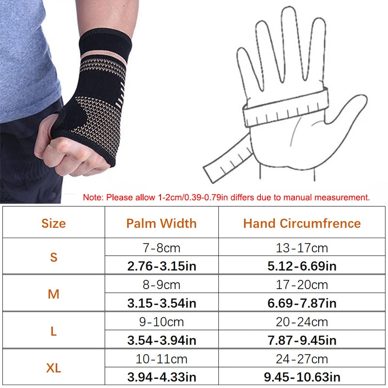 1pc Lifting Wrist Straps, Professional Wristband, Sports Compression Wrist Guard Arthritis Brace Sleeve Peaceful Pleasures Health and Wellness
