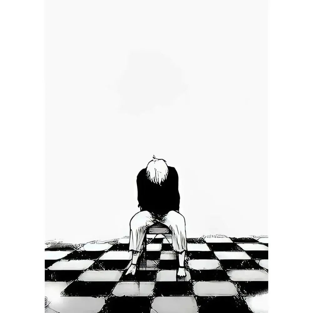 Japanese Anime Tokyo Ghoul Poster Wall Art Canvas Painting Manga Print for Living Room Home Decor Peaceful Pleasures Health and Wellness 5 20x30cm Unframed