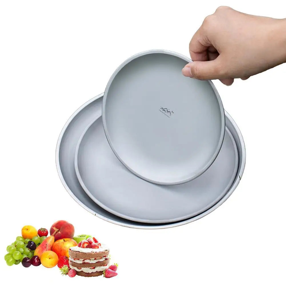 Titanium Camping Plates Set – Lightweight Stackable Outdoor Plates