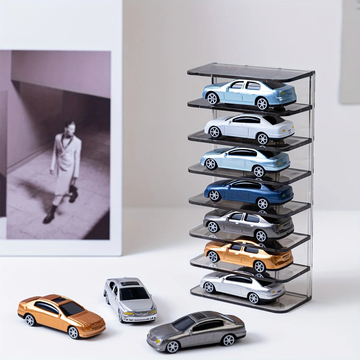 Acrylic Toy Car Display Case | Wall Mounted Diecast Shelf