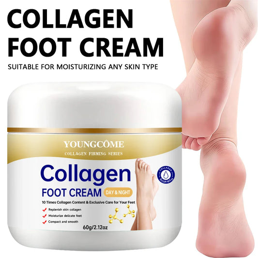 YOUNGCOME Collagen Foot Cream – Heel Repair & Moisturizer 60g Herbal Foot Cream Oasis Select