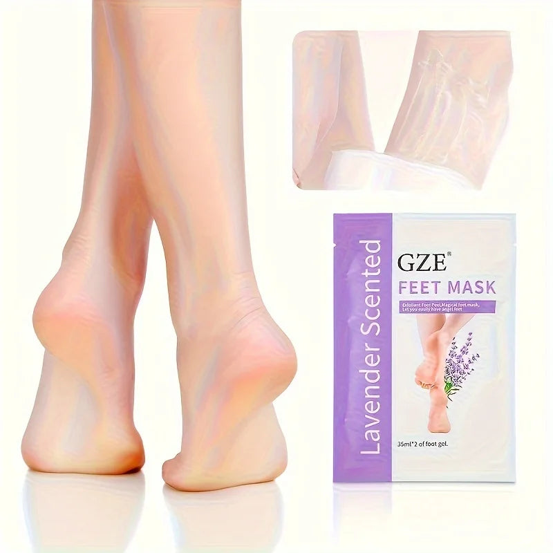 GZE Foot Peel Mask – Dead Skin & Callus Remover for Soft Feet