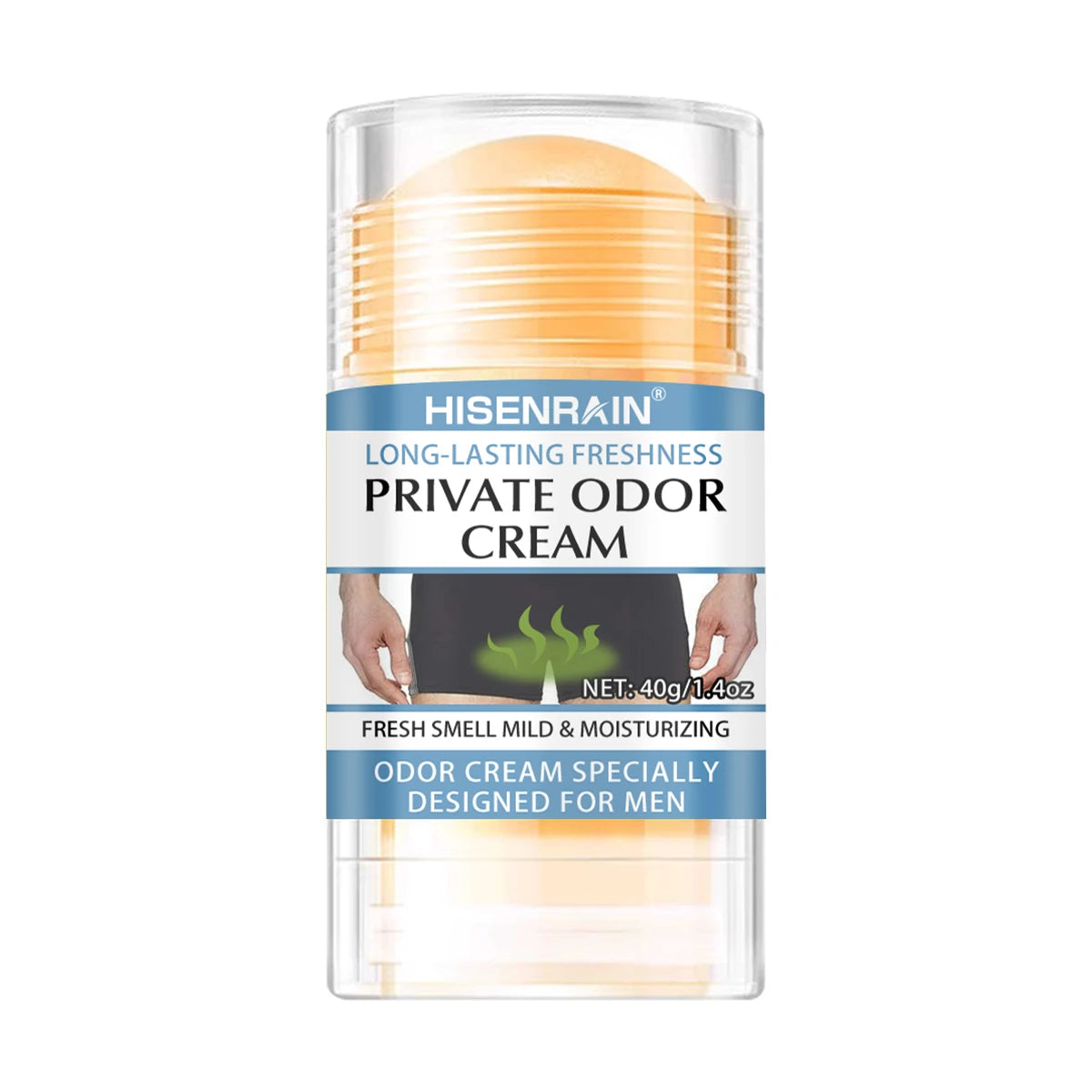 HISENRAIN Men's Natural Deodorant Stick - Underarm & Intimate Care, 72H Odor Protection, Hypoallergenic & Long-Lasting. Peaceful Pleasures Health and Wellness Default Title