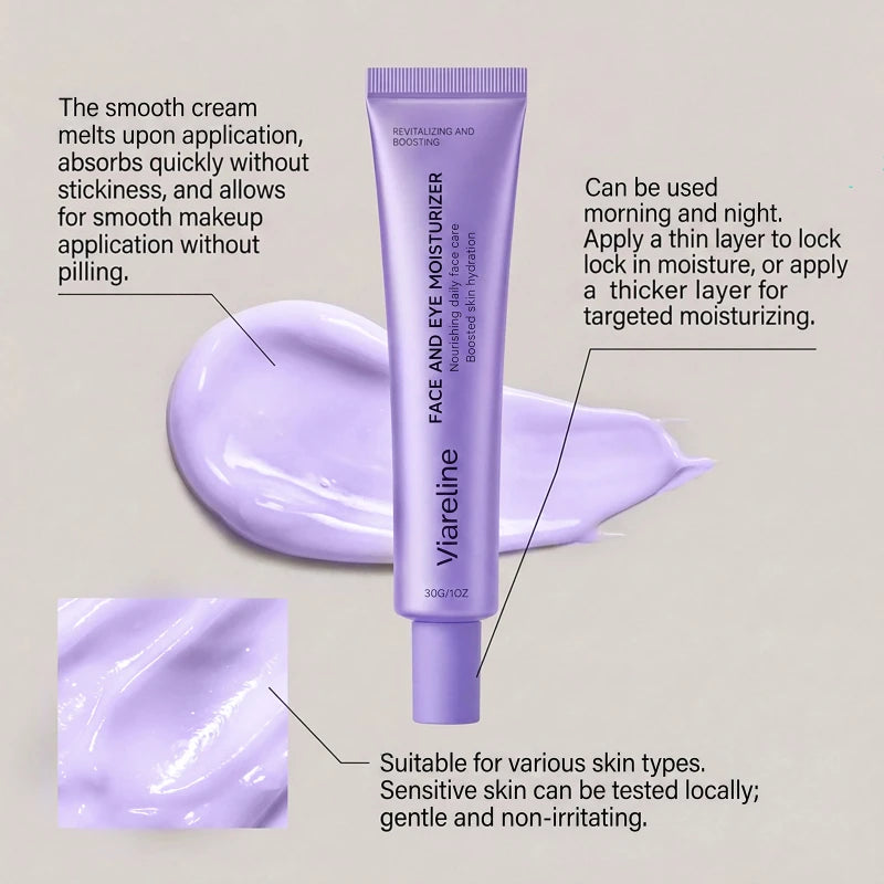 Revitalizing Face And Eye Moisturizer Cream 30g Daily Skin Care To Boost Skin Hydration Nourish Skin Glowing Complexion Peaceful Pleasures Health and Wellness