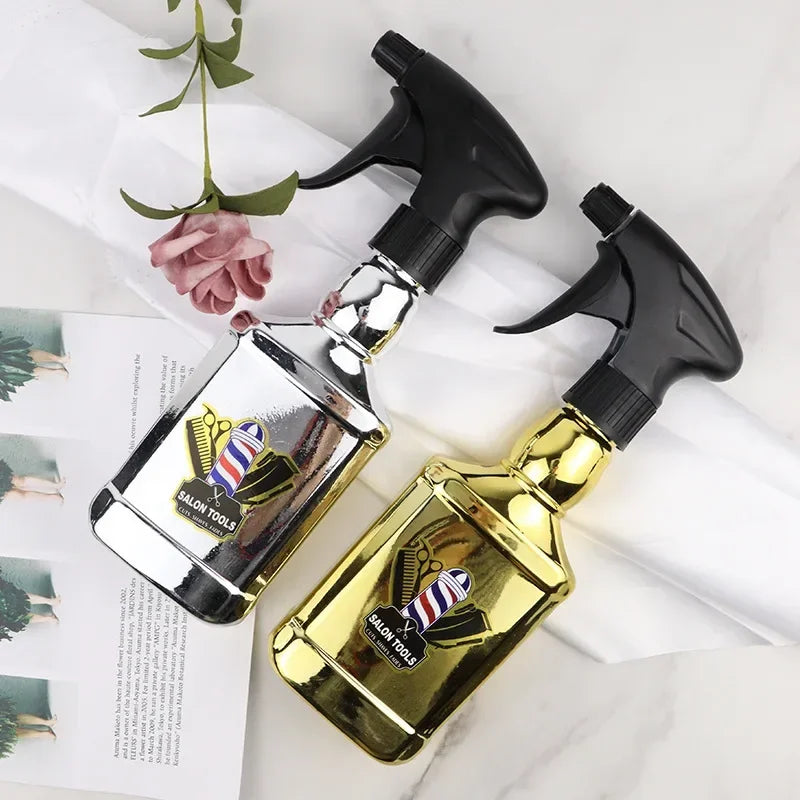 2pcs 300ML Empty Refillable Fine Mist Watering can for Salon Haircut and Barber Stylist Portable Hairdressing Tools Peaceful Pleasures Health and Wellness