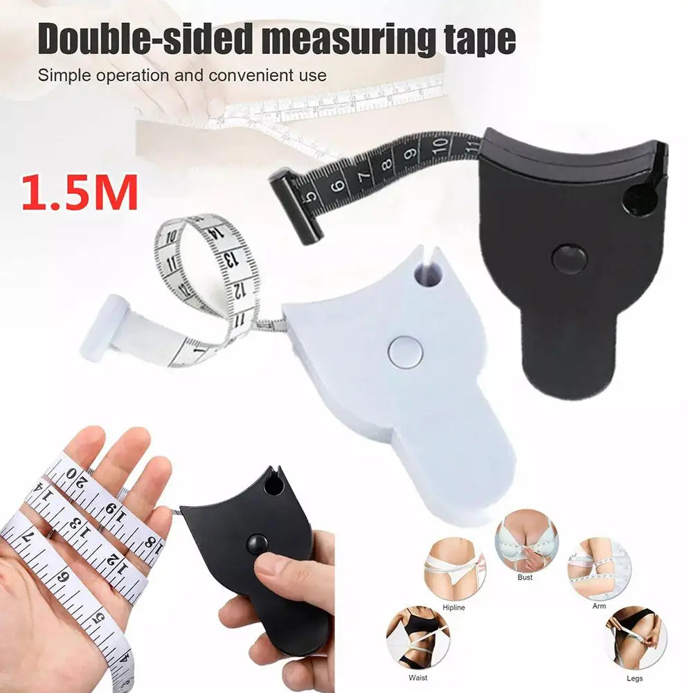 Retractable Body Measuring Tape – Dual Inch & CM Scale Body Measuring Tape Peaceful Pleasures Health and Wellness