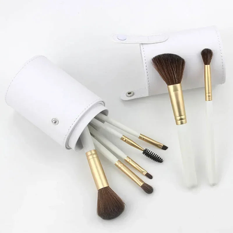 7-Piece Professional Makeup Brush Set – Foundation & Highlighter