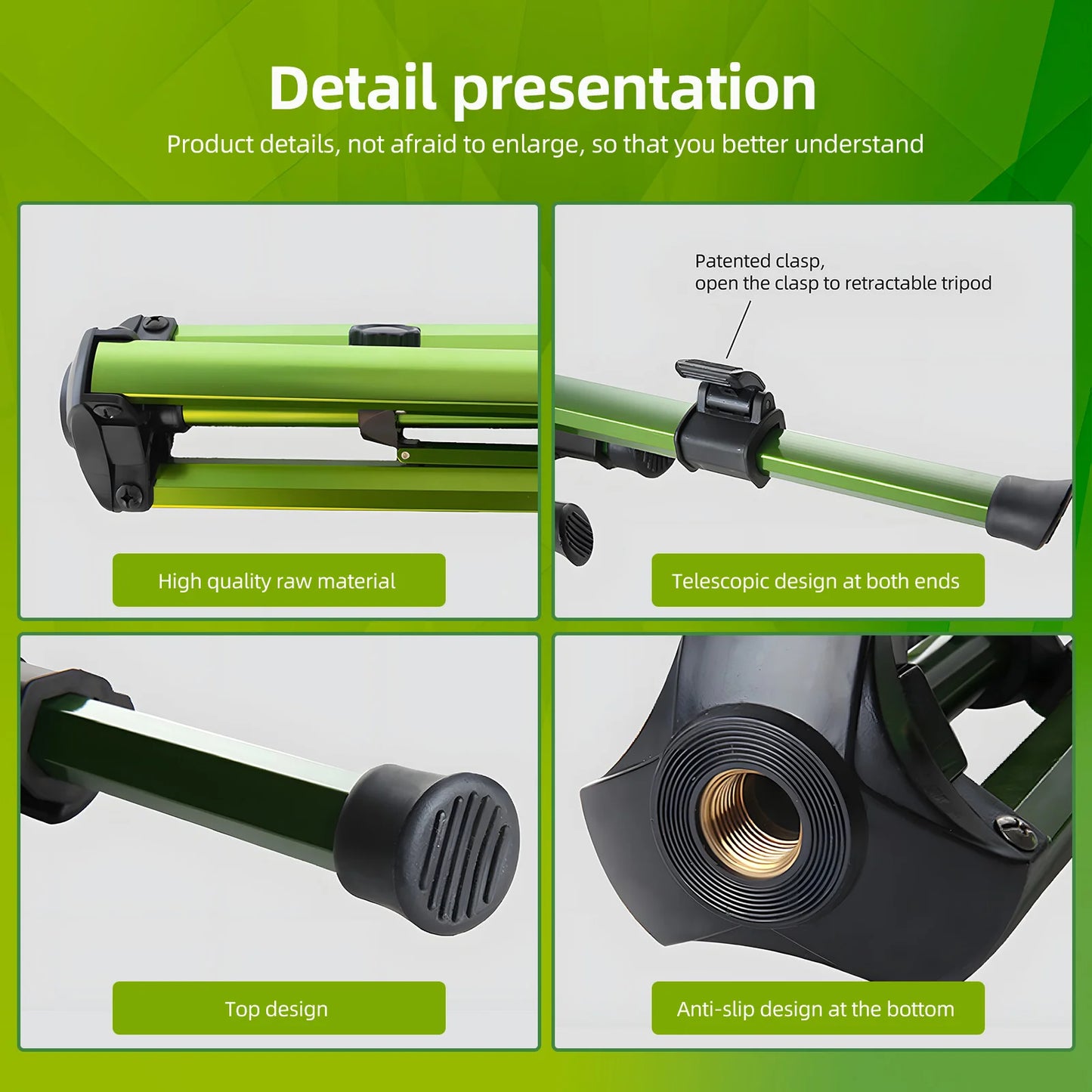 Heavy Duty Lawn Sprinkler 360 Degree Large Area Irrigation Impact Sprinkler on Tripod Base Sprinkler Nozzle for Lawn/Yard/Garden Peaceful Pleasures Health and Wellness