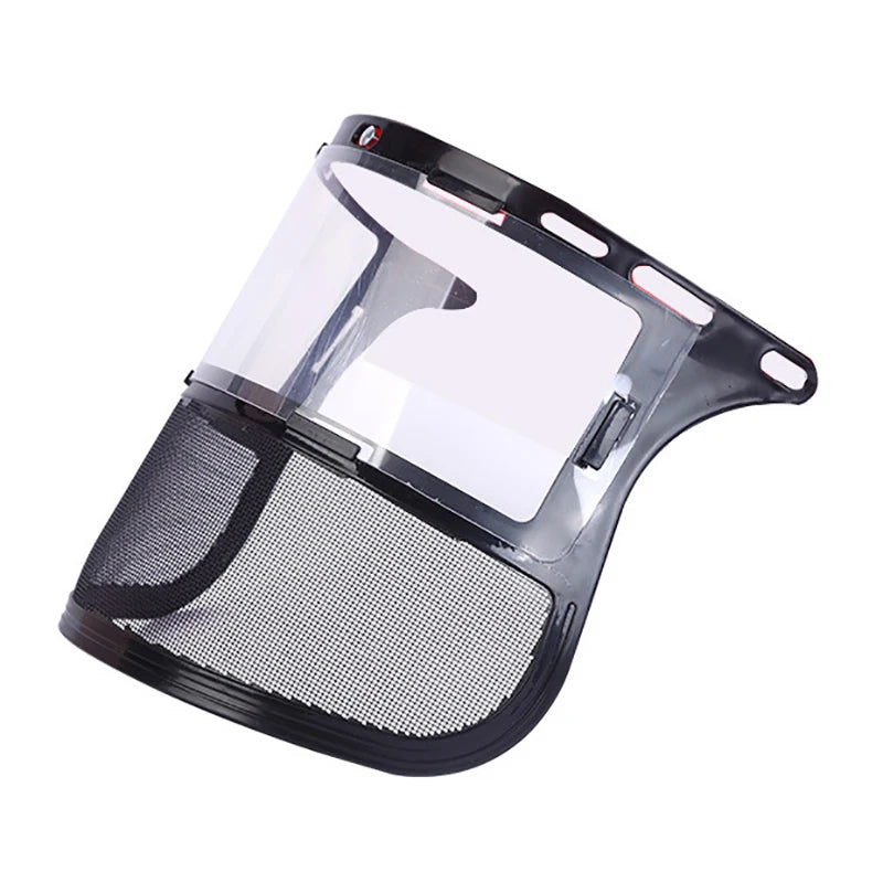 Safety Head-Mounted PVC Protective Mask Anti-Splashing Grass Anti Dust Mask For Cutting Hat Avoid Face Screen Protection Mask Peaceful Pleasures Health and Wellness A5