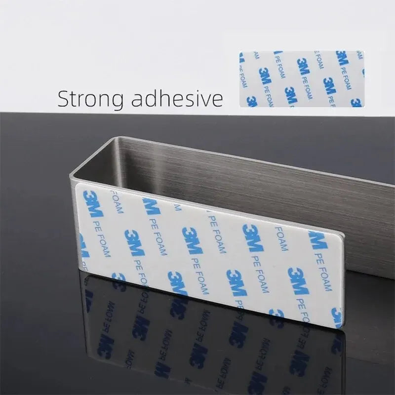 Self-Adhesive No-Drill Towel Rack | 304 Stainless Steel Bar
