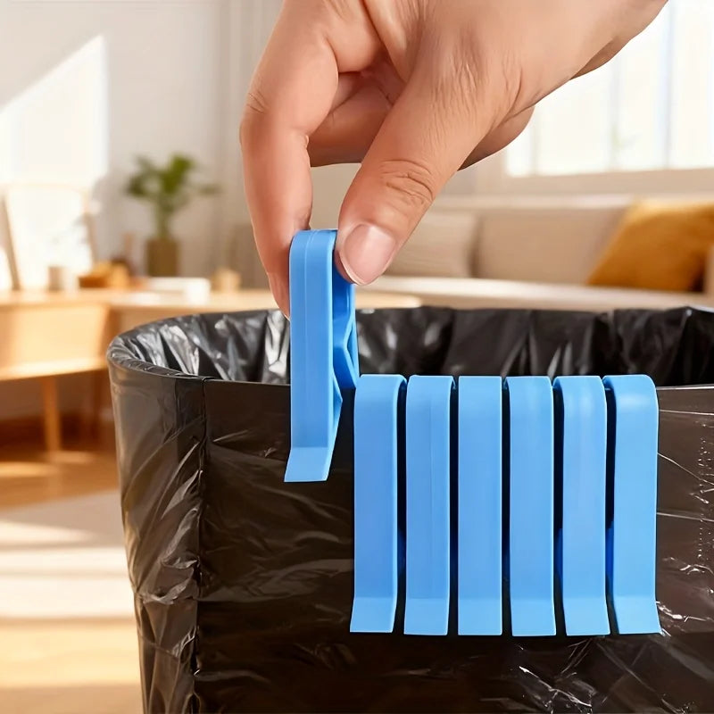 7-Pack Garbage Clips/bag Holders, Durable Kitchen Accessories for Easy Trash Management, Essential Home Organization Tools Peaceful Pleasures Health and Wellness 7pcs