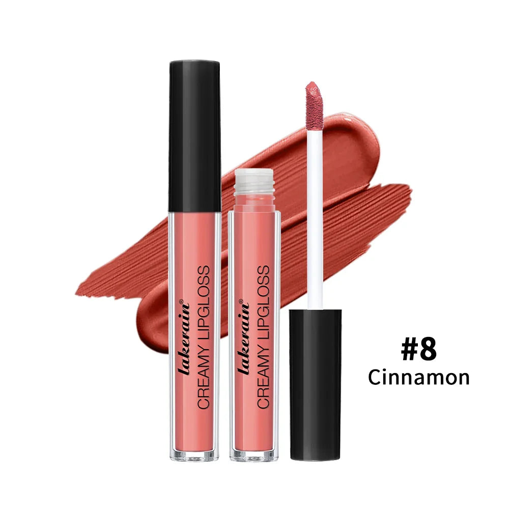 8-Piece Semi-Matte Velvet Lip Gloss Kit – Hydrating & Long-Lasting