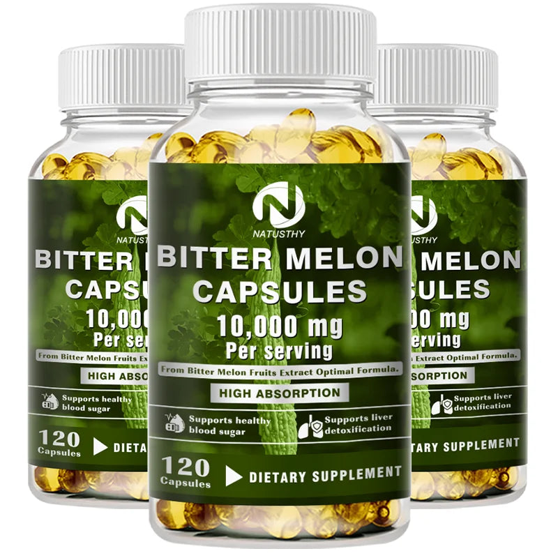 Bitter Melon Capsules 25:1 Extract | 120 Veggie Caps 10,000mg