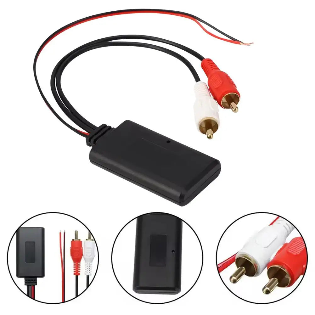 Car Bluetooth 5.0 Audio Adapter – 2RCA Wireless Music Module