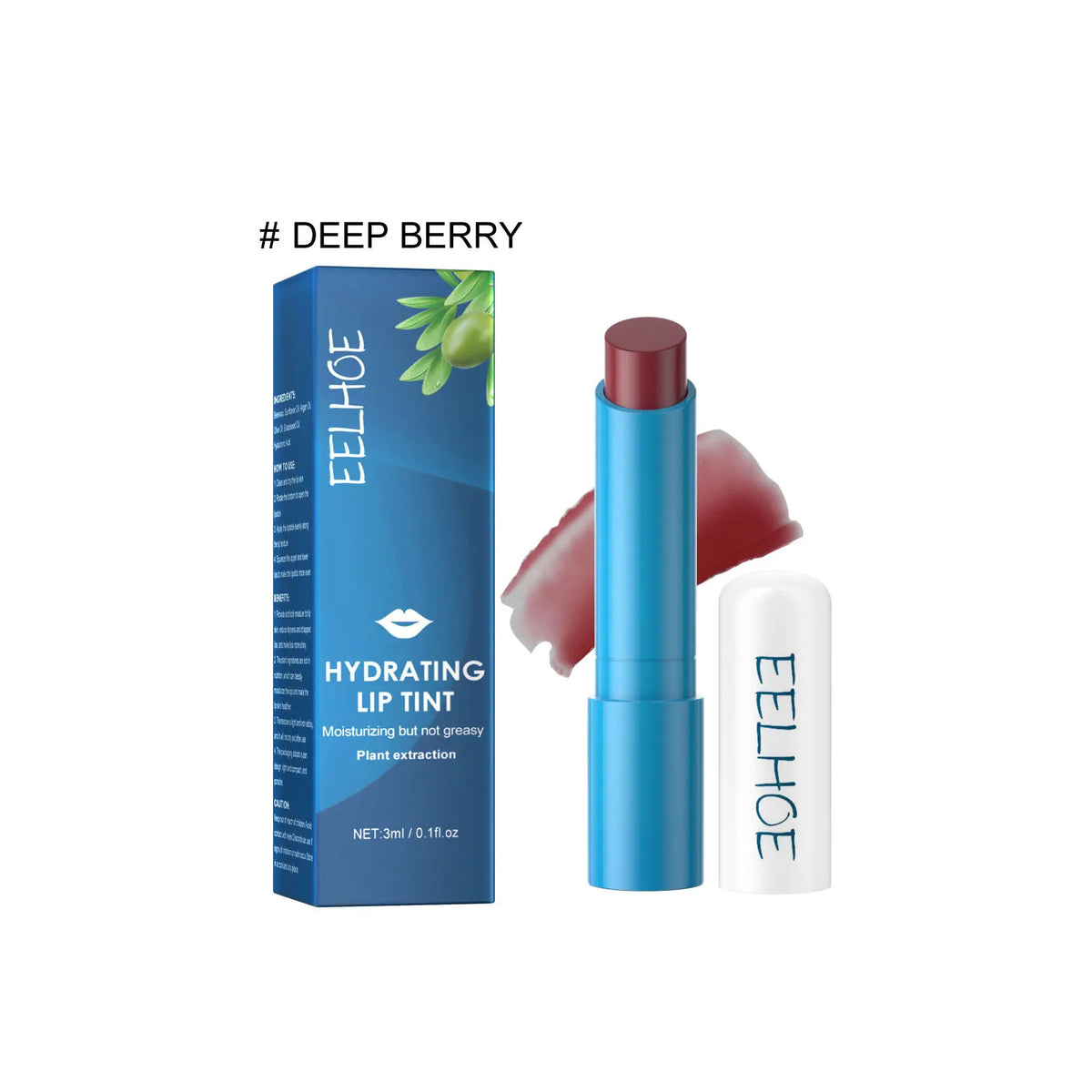 EELHOE Hydrating Lip Balm Tint | Moisturizing & Plumping Lip Care Peaceful Pleasures Health and Wellness