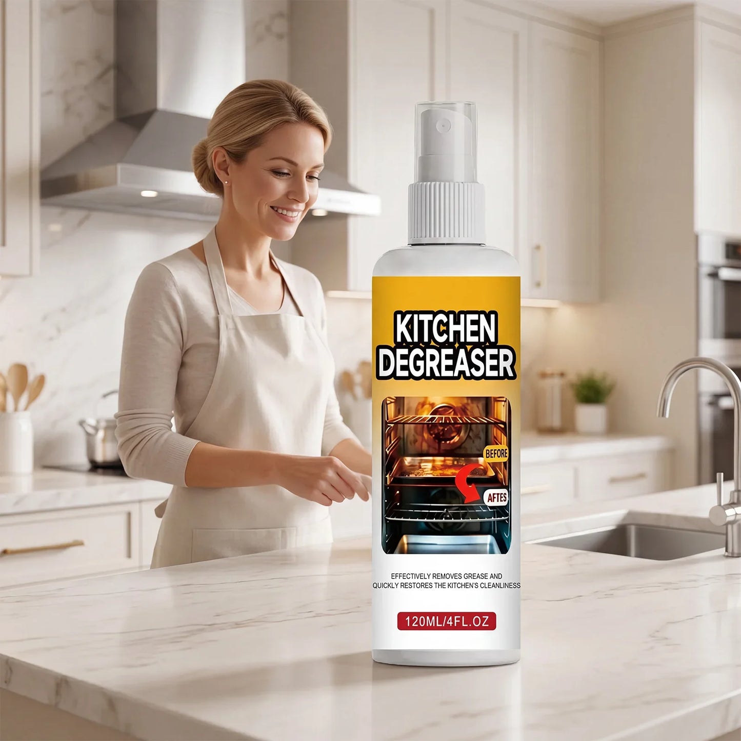 Kitchen Degreaser Spray – Cuts Grease, Oil & Burnt Carbon