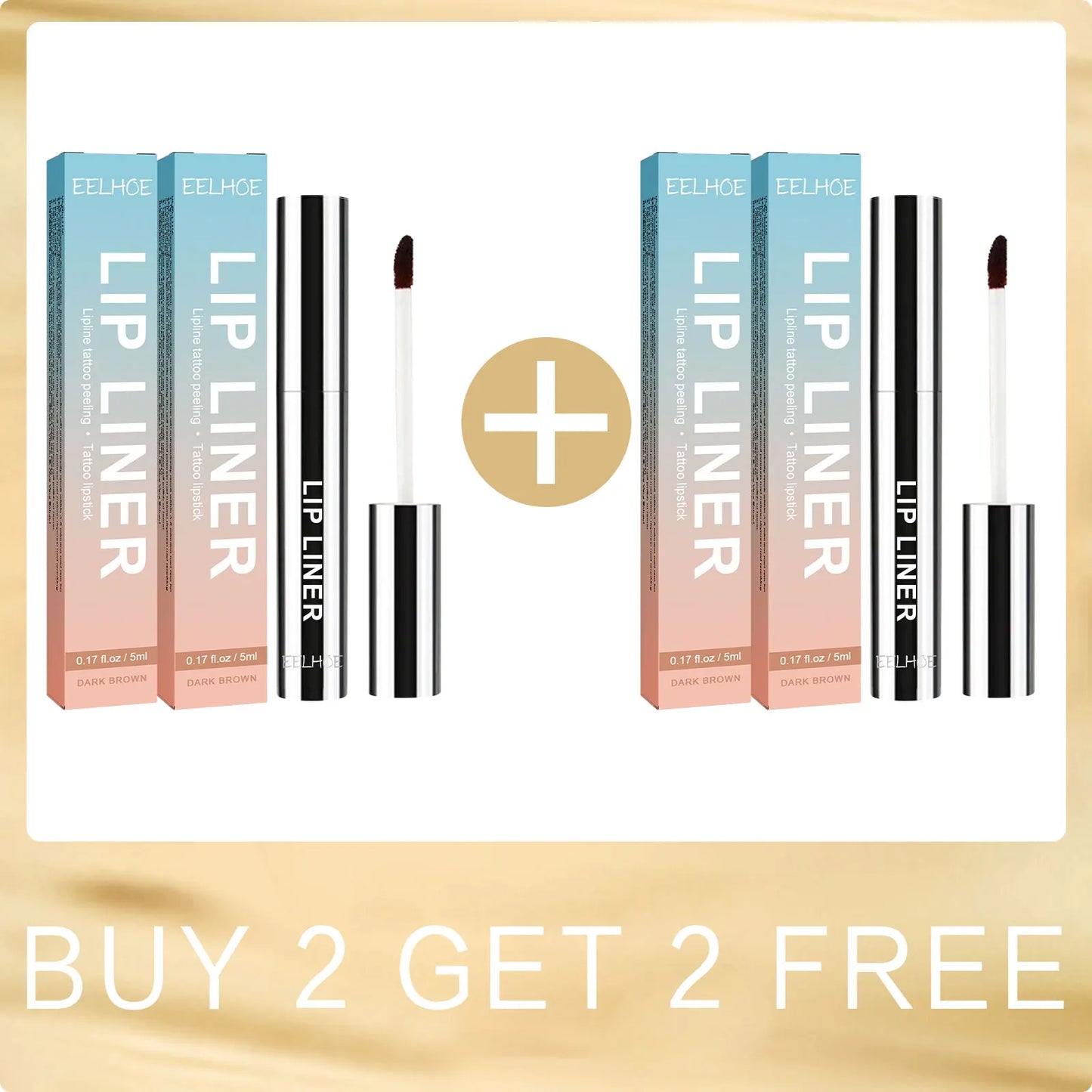 EELHOE Matte Waterproof Peel-Off Lip Liner – Long-Lasting Color