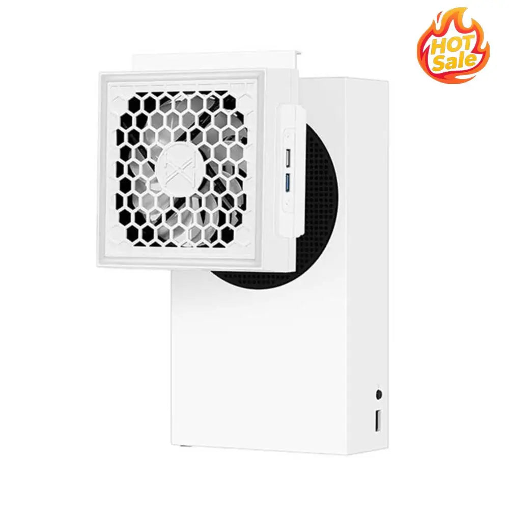 Xbox Series S LED Cooling Fan – 3 Speeds & 7 RGB Lighting Modes