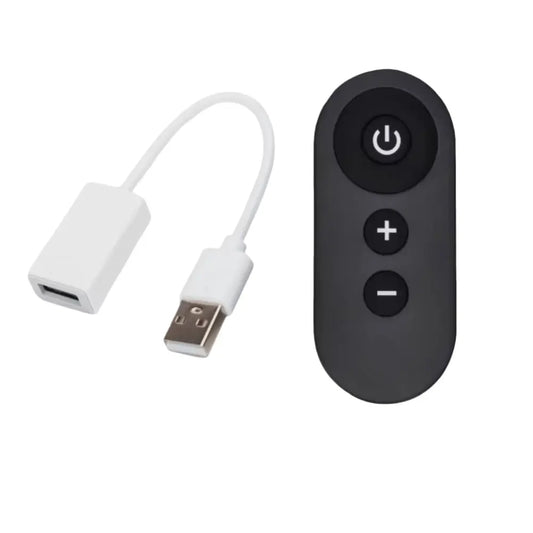 USB RF Remote Switch Wireless LED Strip Dimmer Fan Speeds Controller Peaceful Pleasures Health and Wellness Default Title