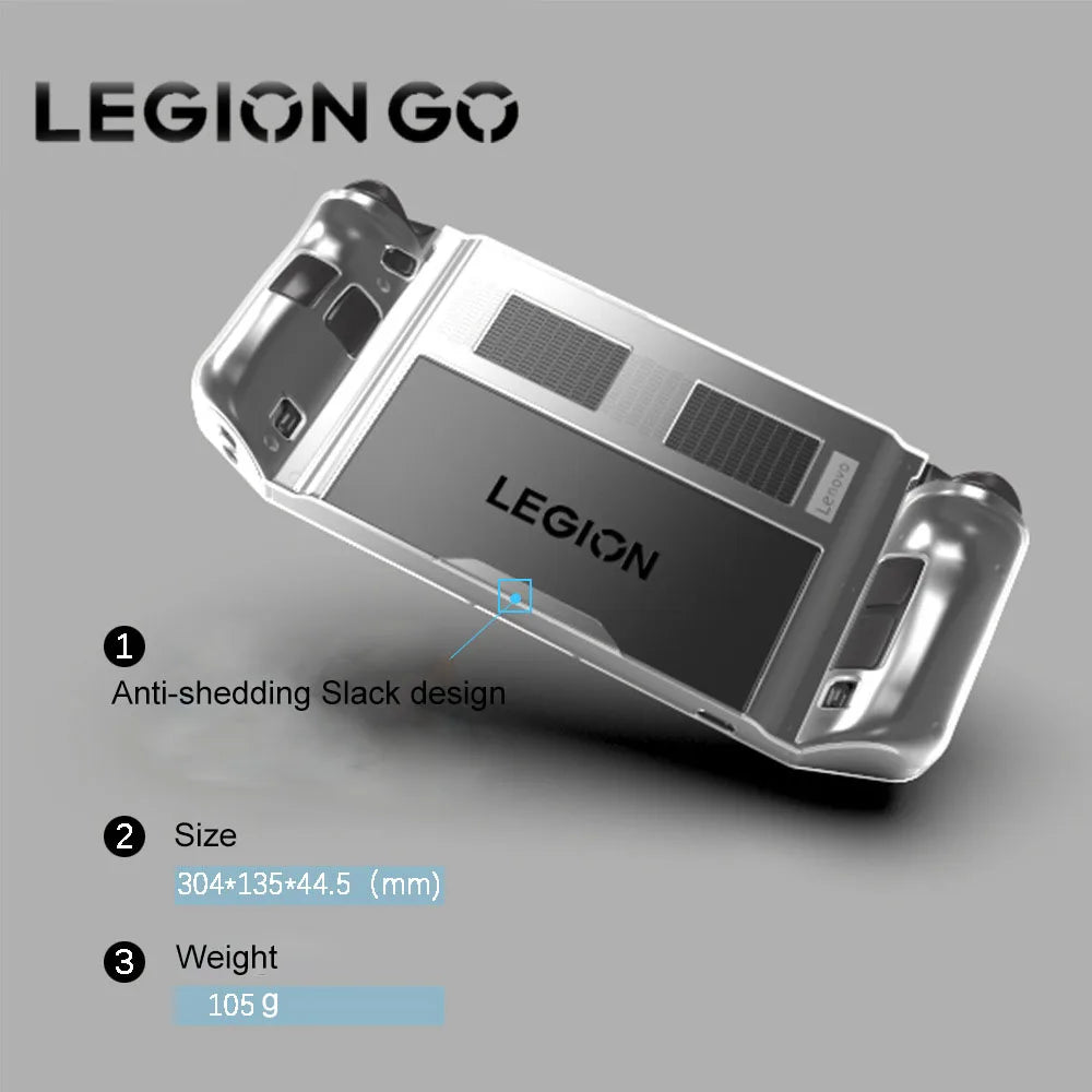 Soft TPU High-Quality Protective Case For Legion Go Gaming Handheld Shell Protector Anti-Scratch Full Body Fall Protection Peaceful Pleasures Health and Wellness