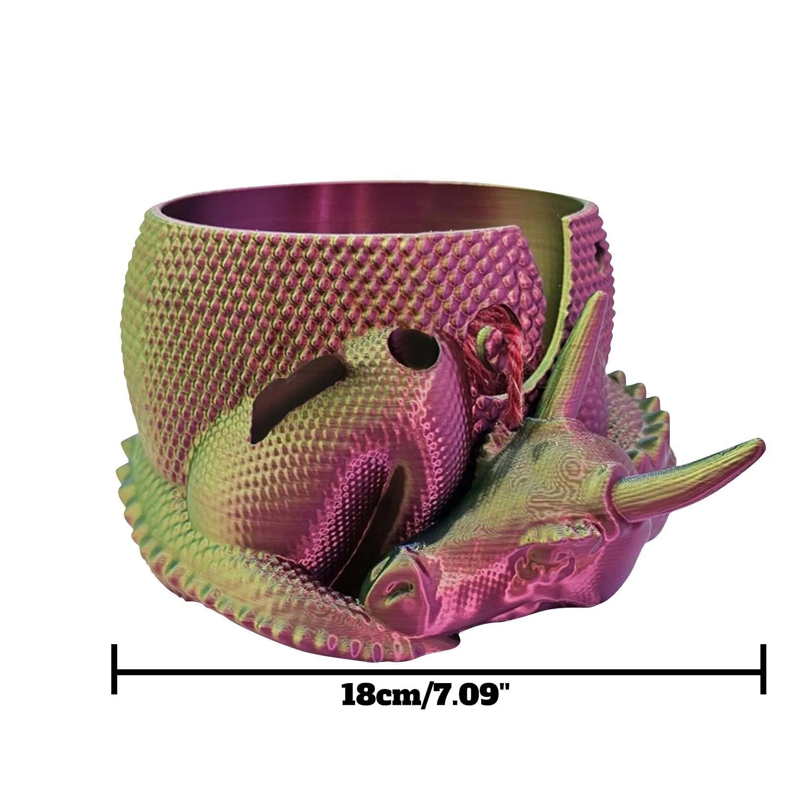 3D Printed Yarn Organizer Bowl Creative Knitting Bowl Dragon and Egg Yarn Storage Organizer Crochet Yarn Holder Yarn Organizer Peaceful Pleasures Health and Wellness