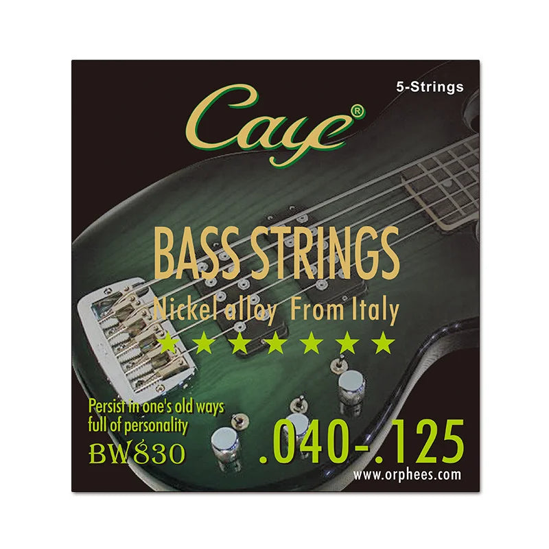 Guitar Strings Caye Crossing 4 5 6 String Electric Bass Hexagonal
