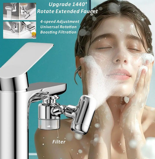 Rotatable Brass Faucet Sprayer | 4 Spray Modes Tap Aerator Faucet Sprayer Aerator Oasis Select