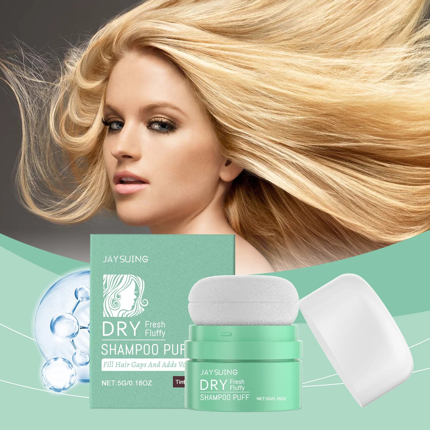 Jaysuing Matte Dry Hair Powder – Volume & Oil Control