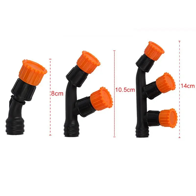 1/2/3 High Pressure Atomizing Adjustable Nozzle Atomizer Garden Yard Farm Plants Irrigation Pesticide Spraying Sprinkler Peaceful Pleasures Health and Wellness
